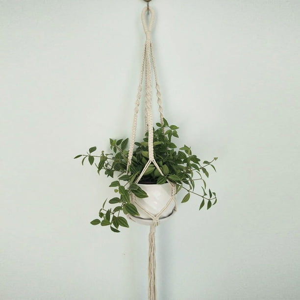 Macrame Plant Hanger Flowerpot Holder Hanging Planter Basket Rope Braided Craft Macrame Plant Hanger Flowerpot Holder Hanging Planter Basket Rope Braided Craft